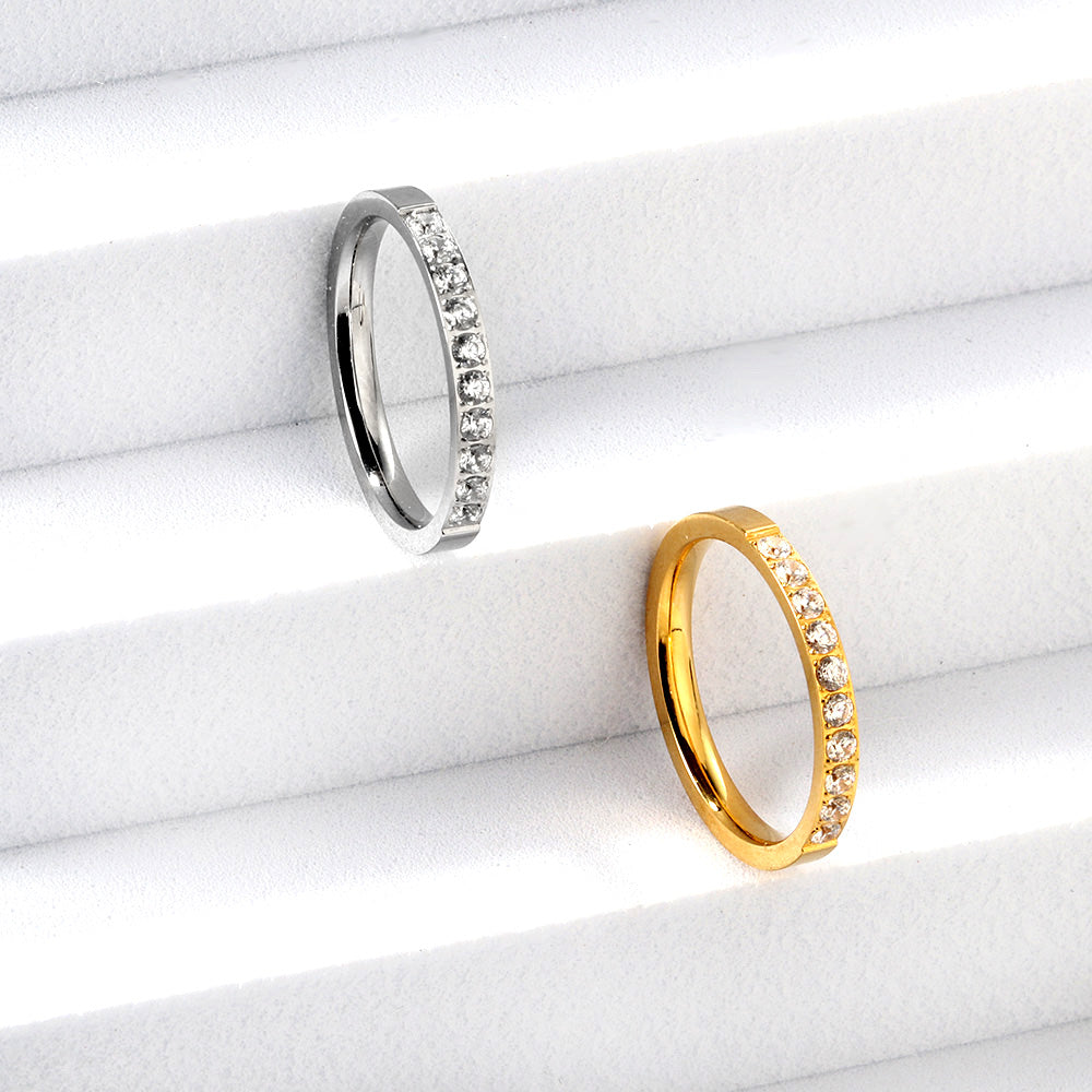 18K Gold Plated Premium Stainless Steel Finger Ring