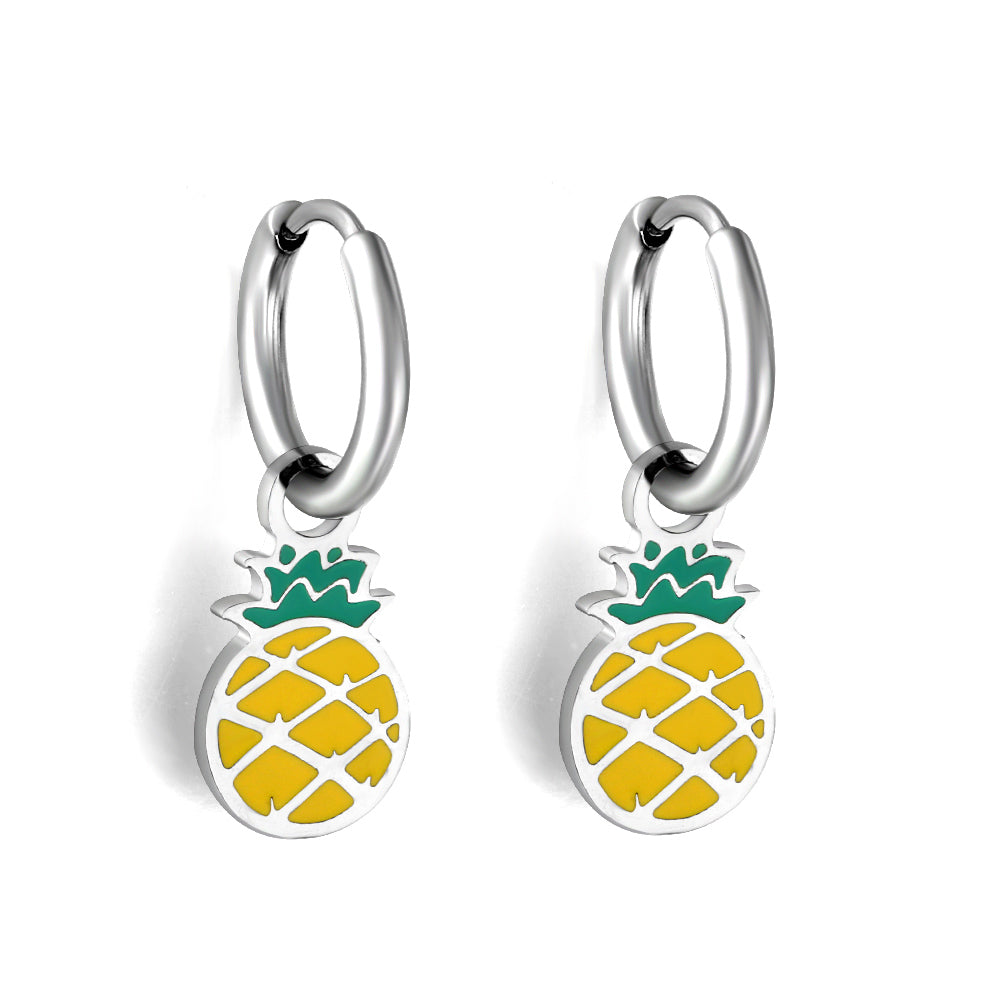 Pineapple Charm Earrings