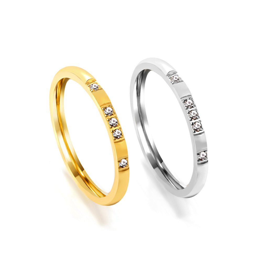 18K Gold Plated Premium Stainless Steel Finger Ring