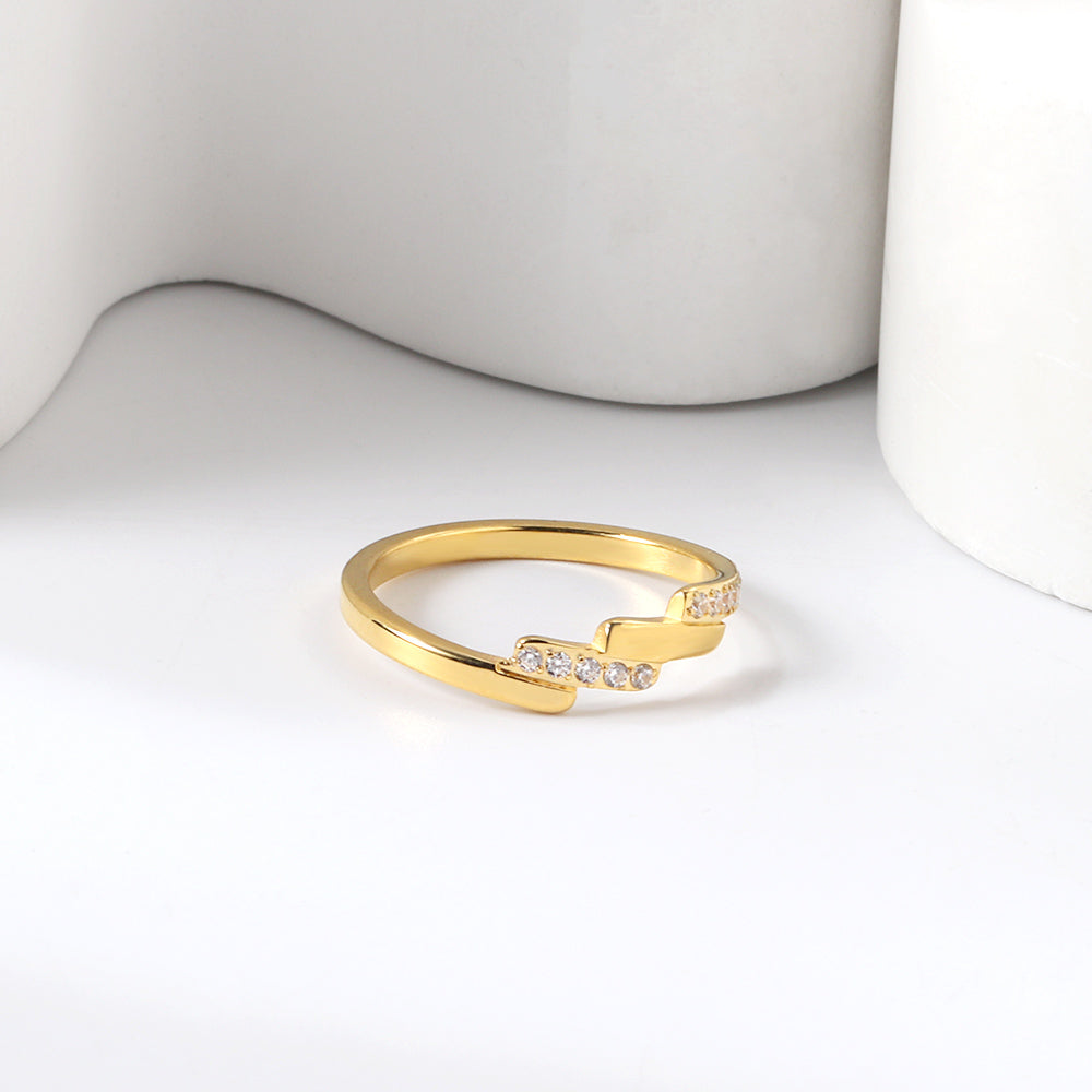 18K Gold Plated Premium Stainless Steel Finger Ring