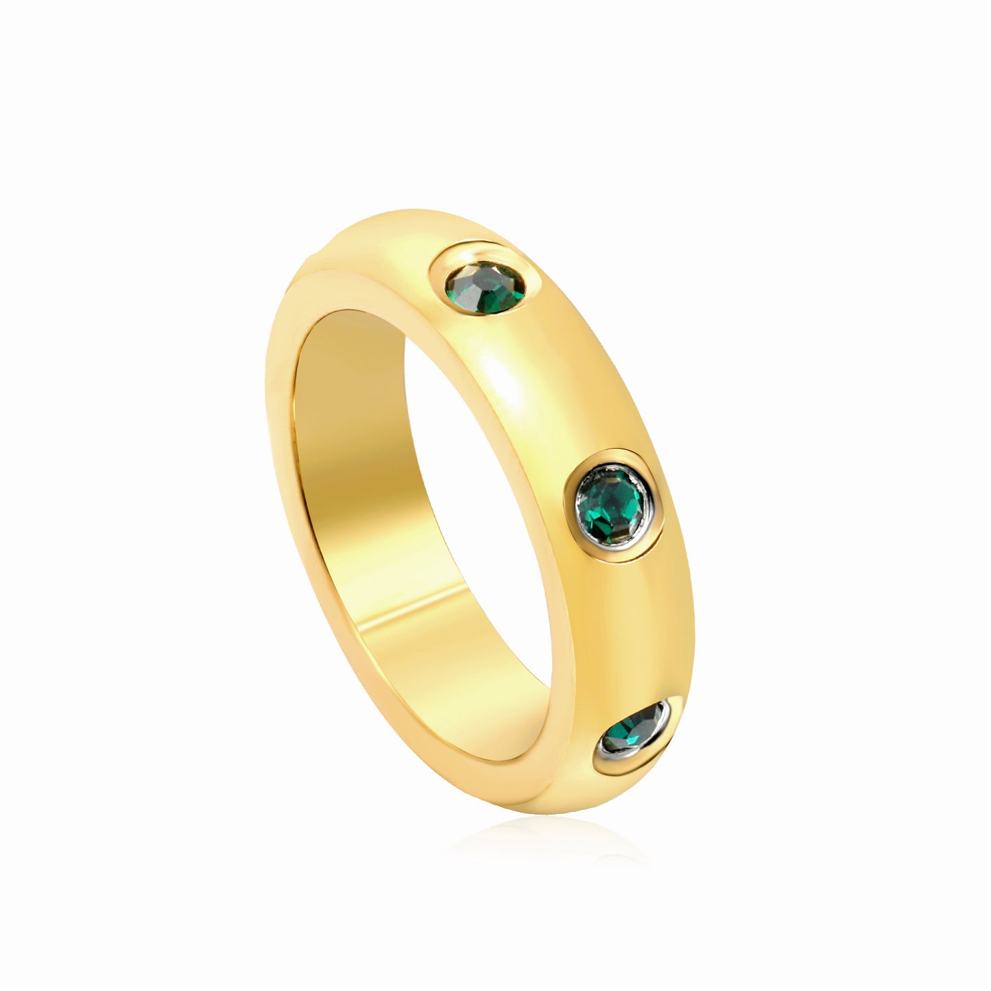 18K Gold Plated Premium Stainless Steel Finger Ring