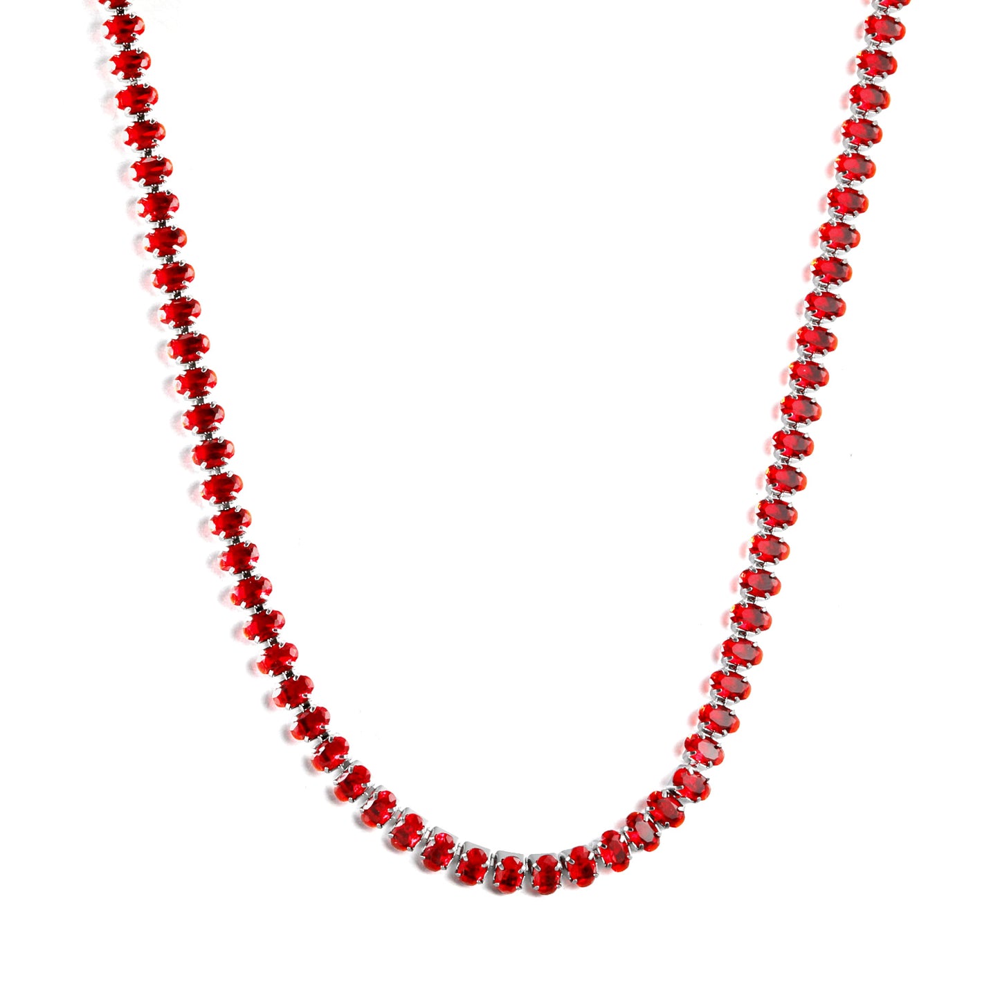 Ruby Rush Cascade Necklace