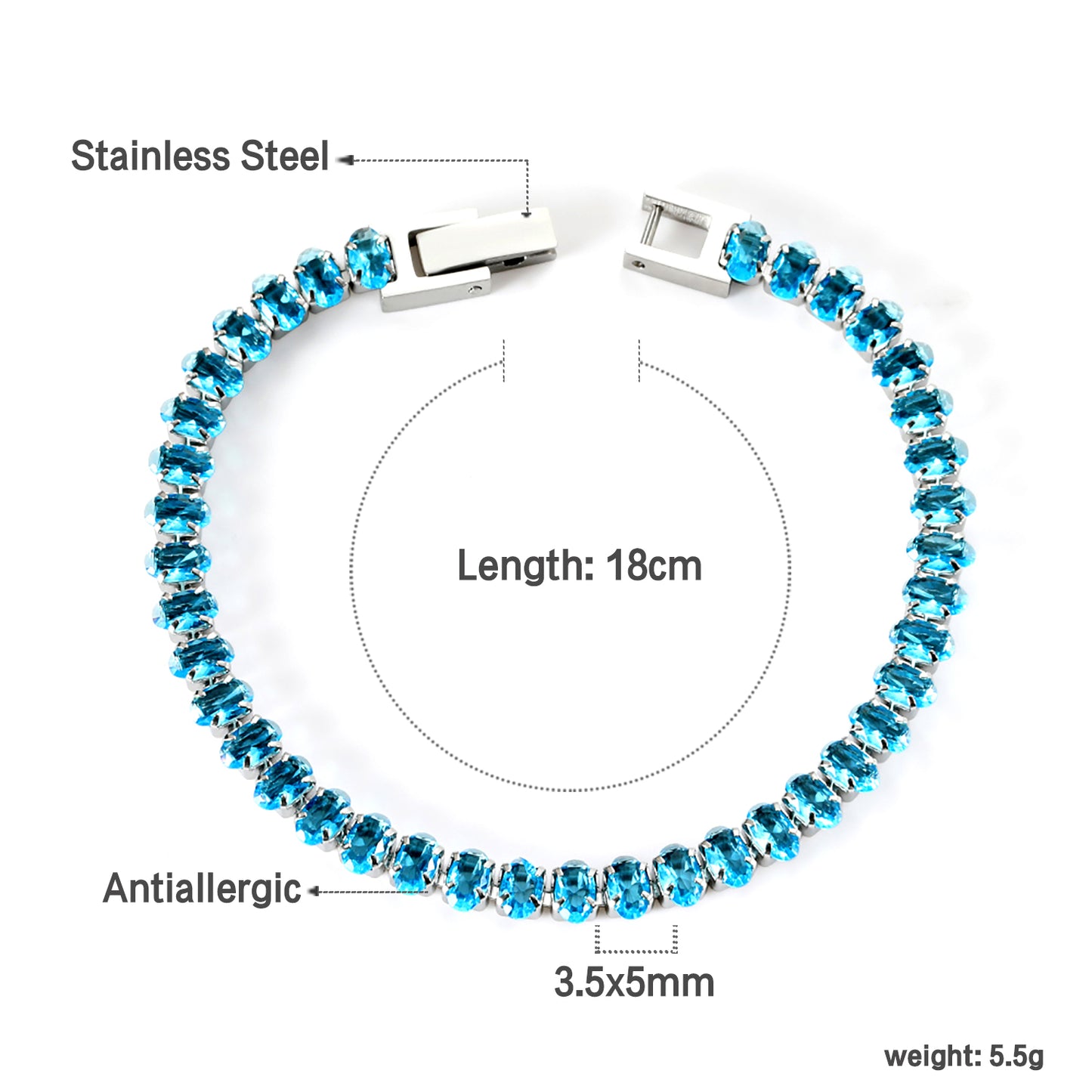 Carribean Current Tennis Bracelet