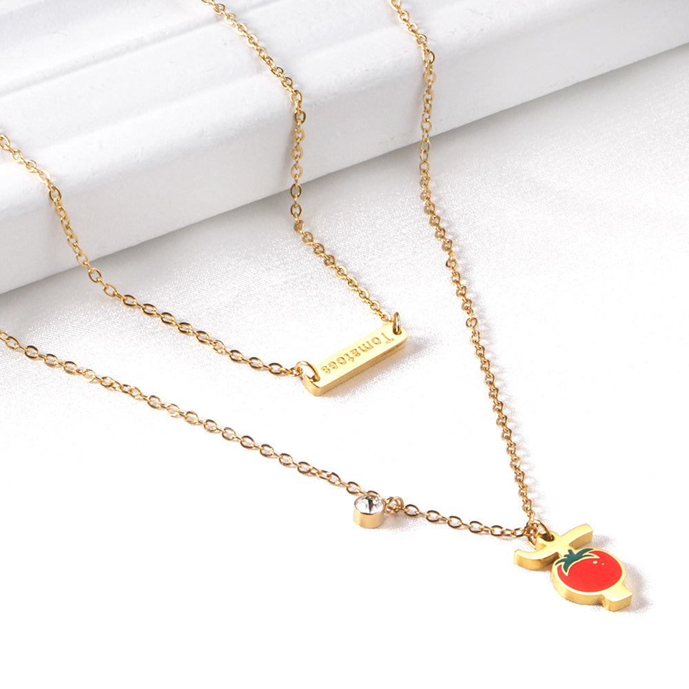 Tomato Blossom Charm Pendant