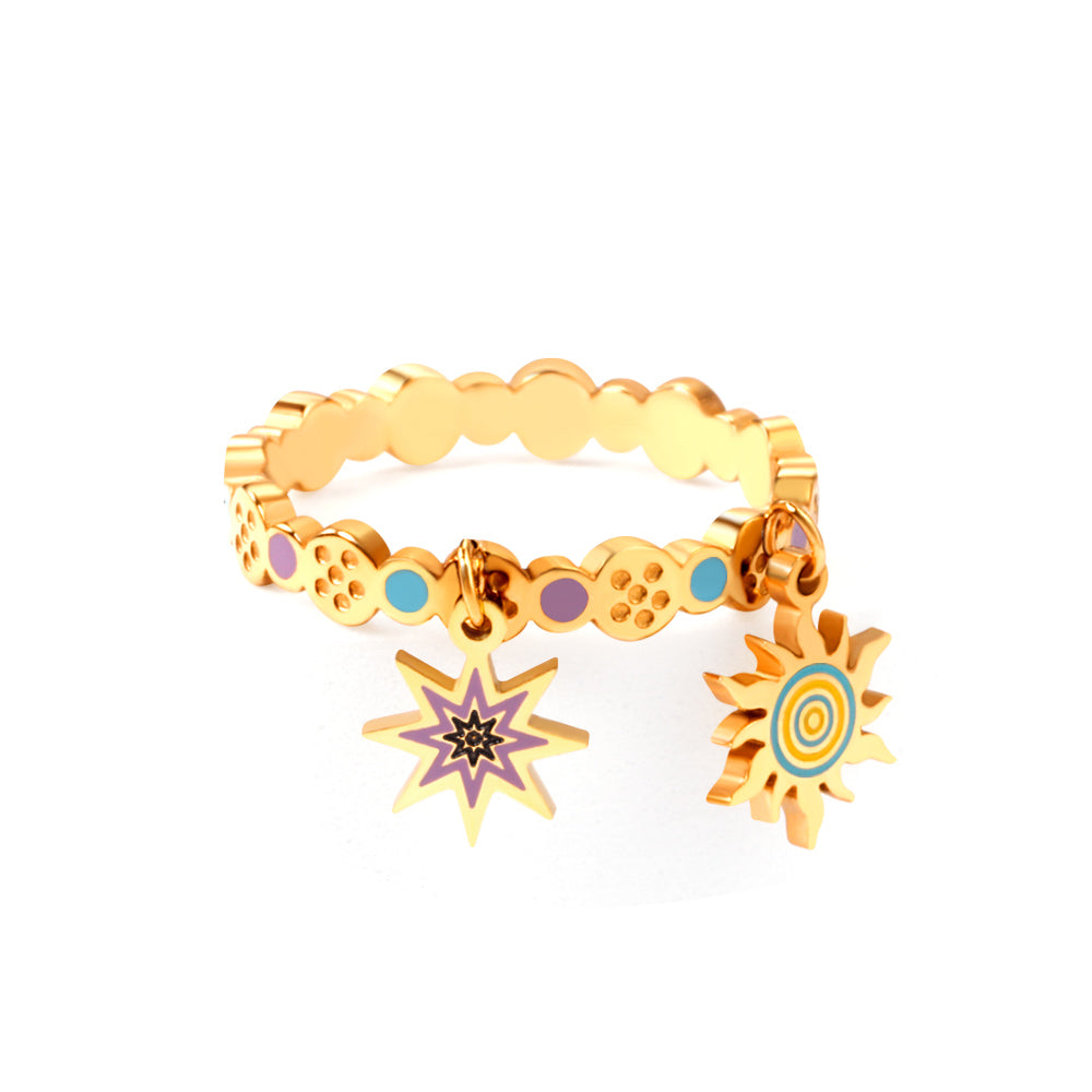 18K Gold Plated Premium Stainless Steel Finger Ring