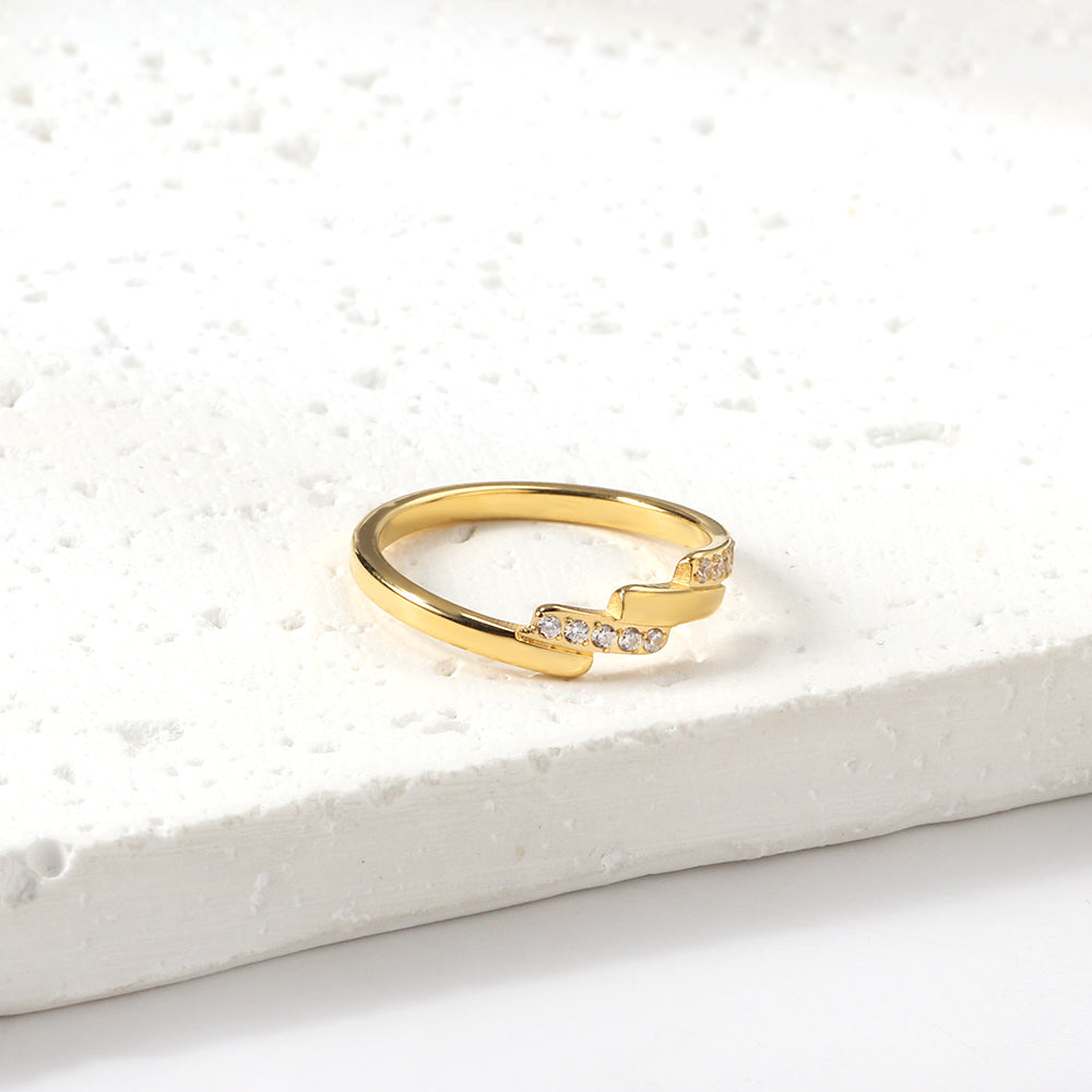 18K Gold Plated Premium Stainless Steel Finger Ring