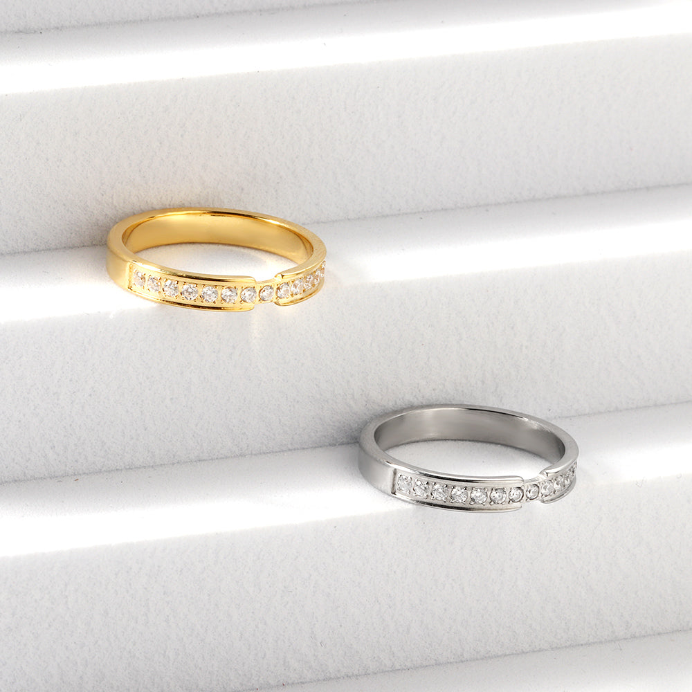 18K Gold Plated Premium Stainless Steel Finger Ring