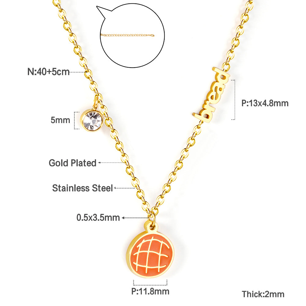Loaf Pendant Charm Necklace