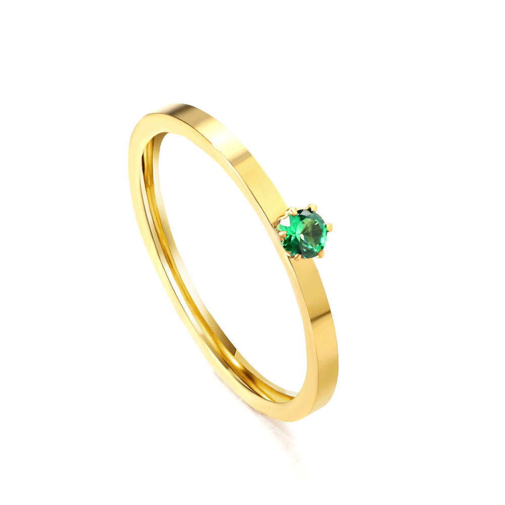 18K Gold Plated Premium Stainless Steel Finger Ring