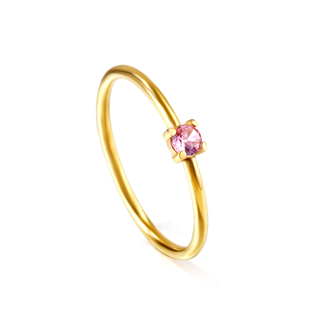 18K Gold Plated Premium Stainless Steel Finger Ring