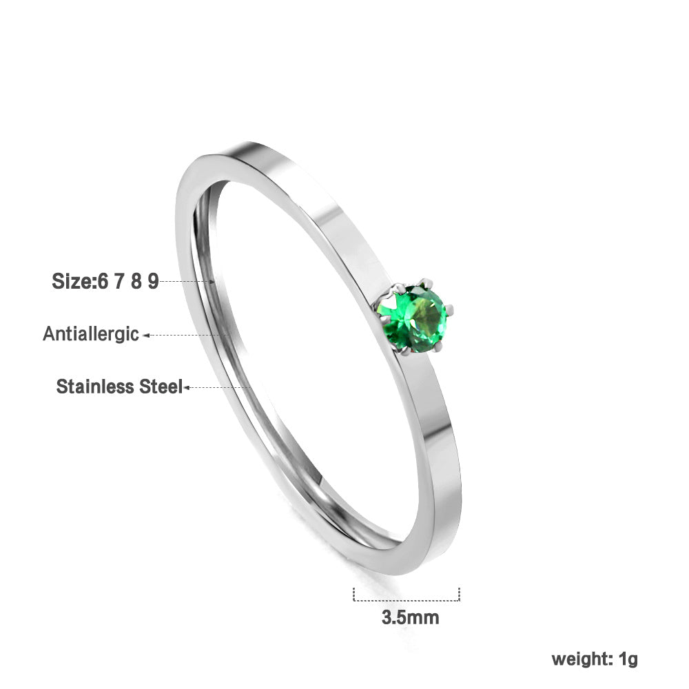 18K Gold Plated Premium Stainless Steel Finger Ring
