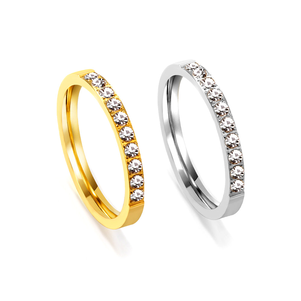 18K Gold Plated Premium Stainless Steel Finger Ring