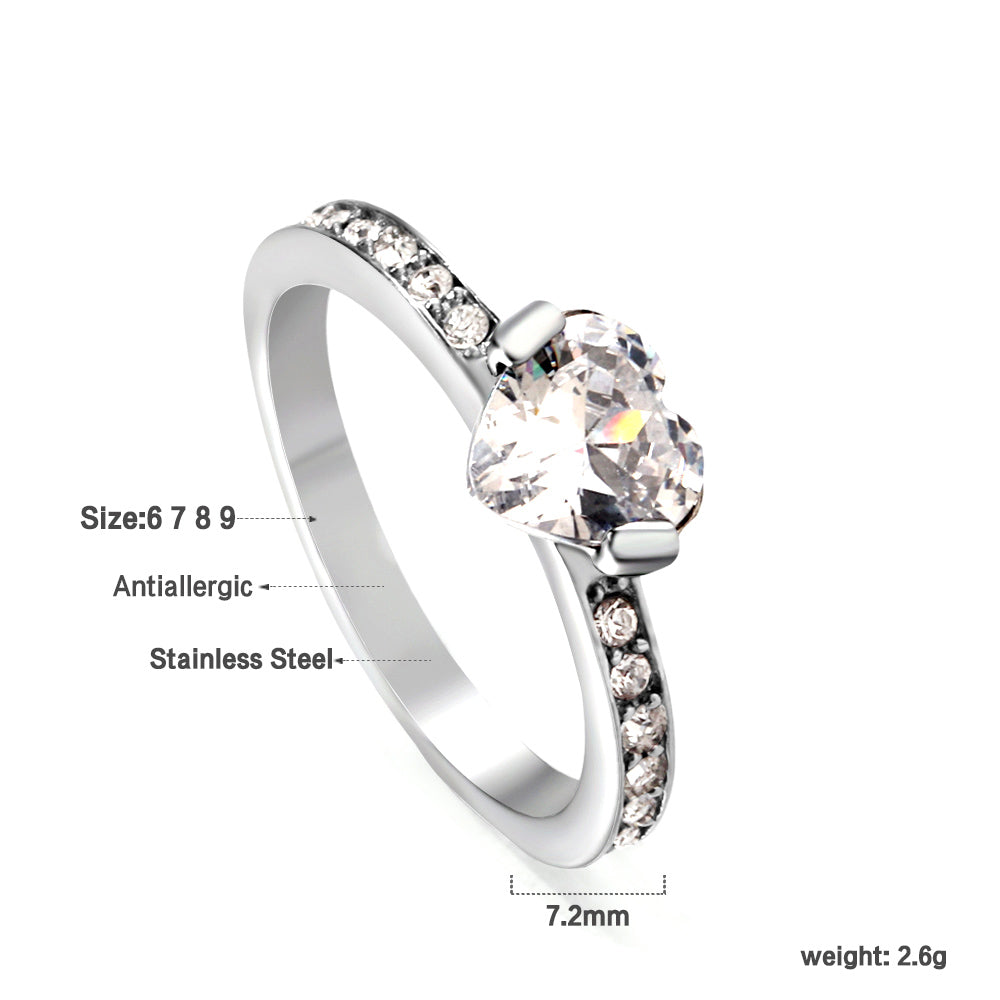 18K Gold Plated Premium Stainless Steel Finger Ring