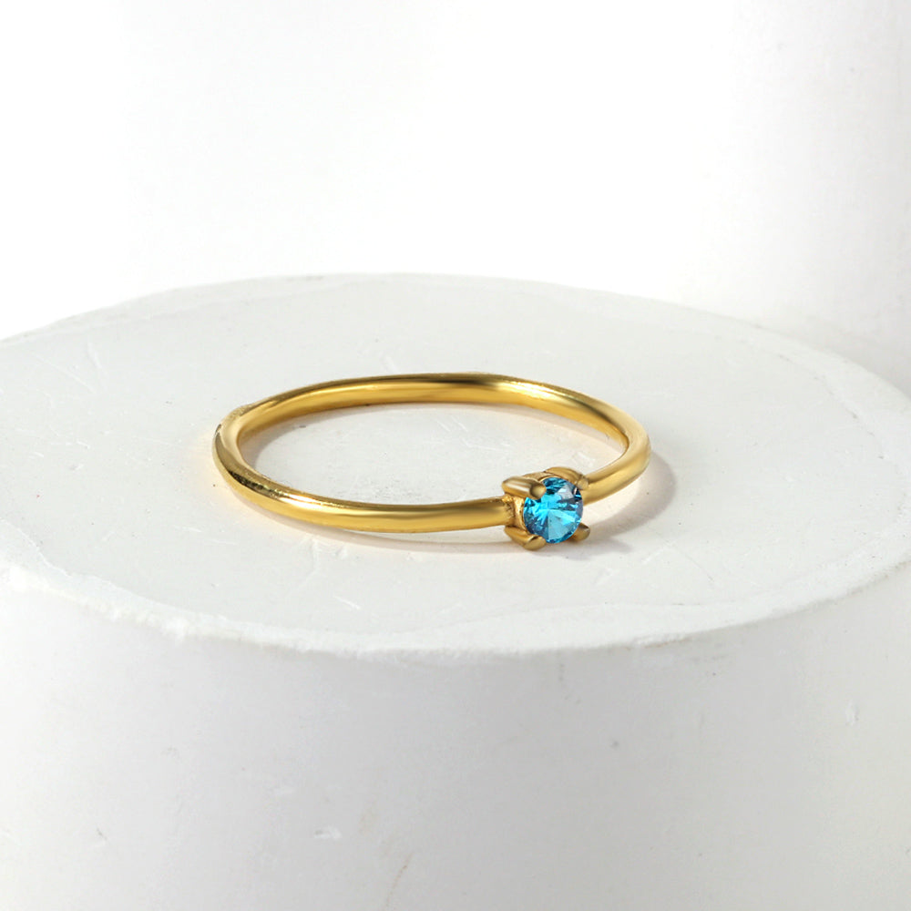 18K Gold Plated Premium Stainless Steel Finger Ring