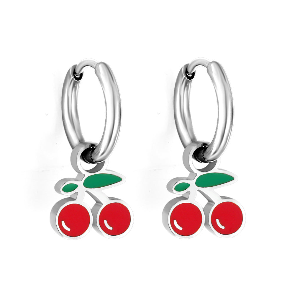 Cherry Charm Earrings