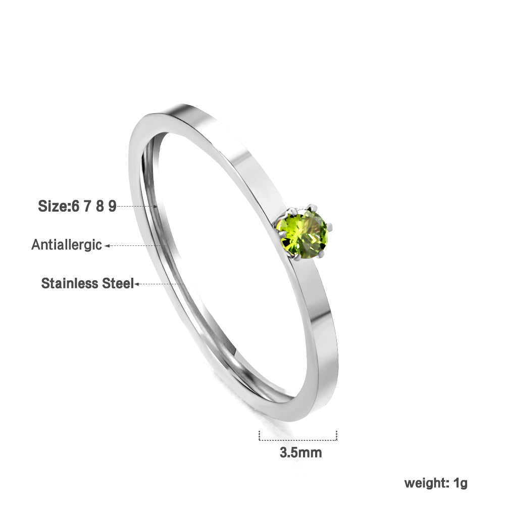 18K Gold Plated Premium Stainless Steel Finger Ring