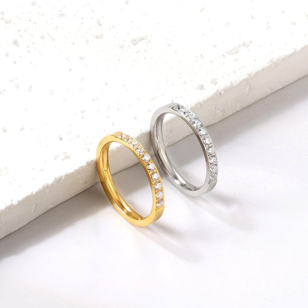 18K Gold Plated Premium Stainless Steel Finger Ring