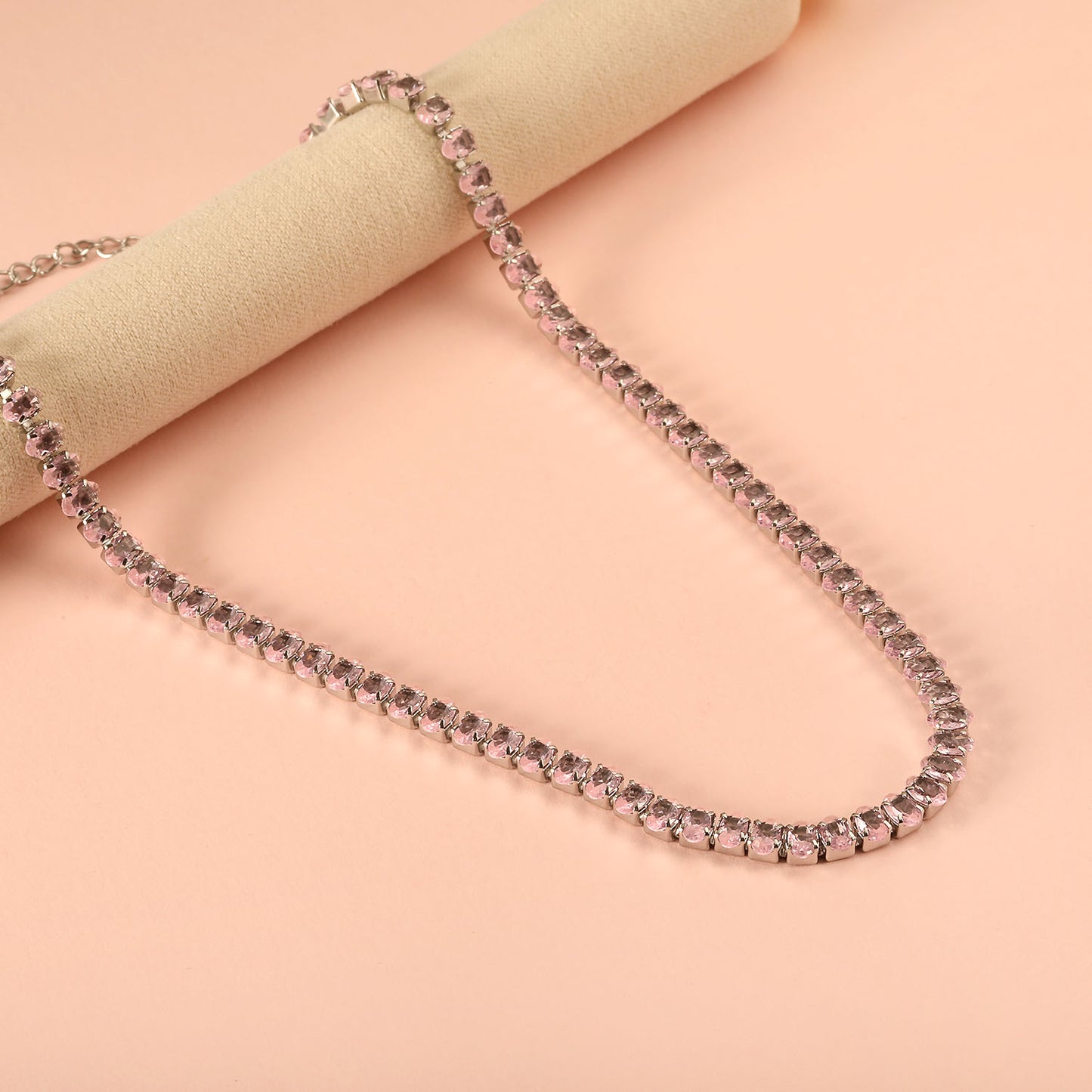 Pink Perfection Cascade Necklace