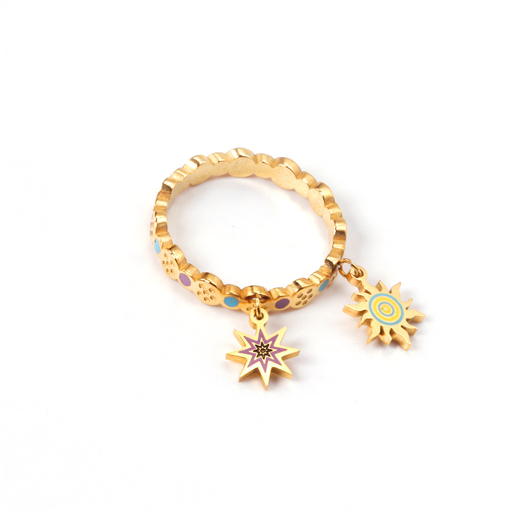18K Gold Plated Premium Stainless Steel Finger Ring