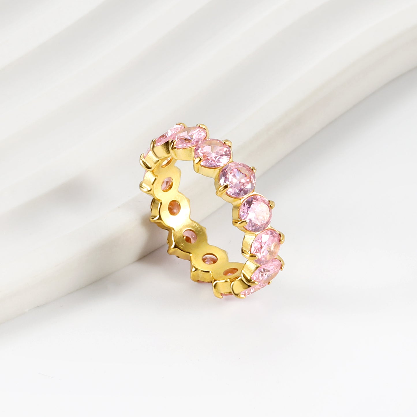 18K Gold Plated Premium Stainless Steel Finger Ring