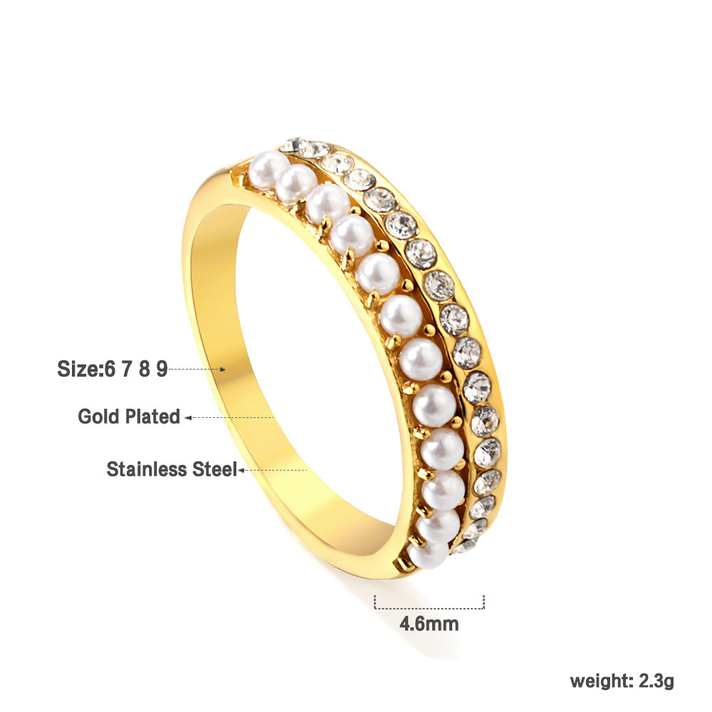 18K Gold Plated Premium Stainless Steel Finger Ring