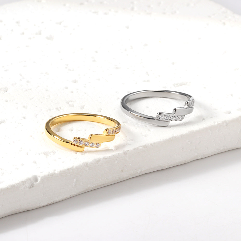 18K Gold Plated Premium Stainless Steel Finger Ring