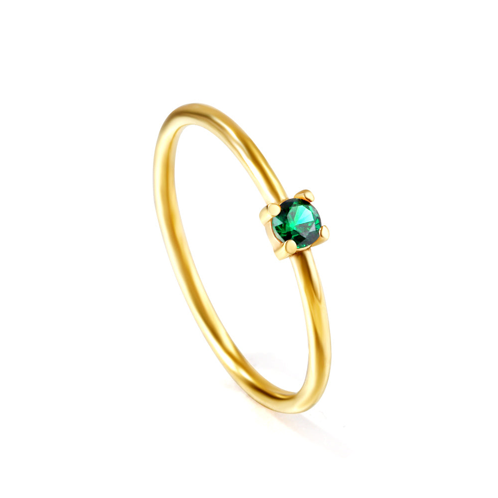18K Gold Plated Premium Stainless Steel Finger Ring