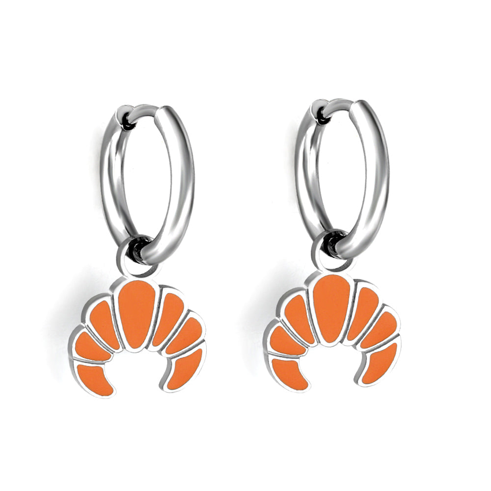 Croissant Charm Earrings