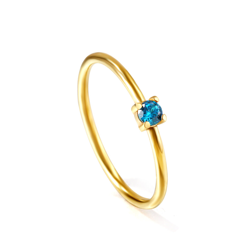 18K Gold Plated Premium Stainless Steel Finger Ring
