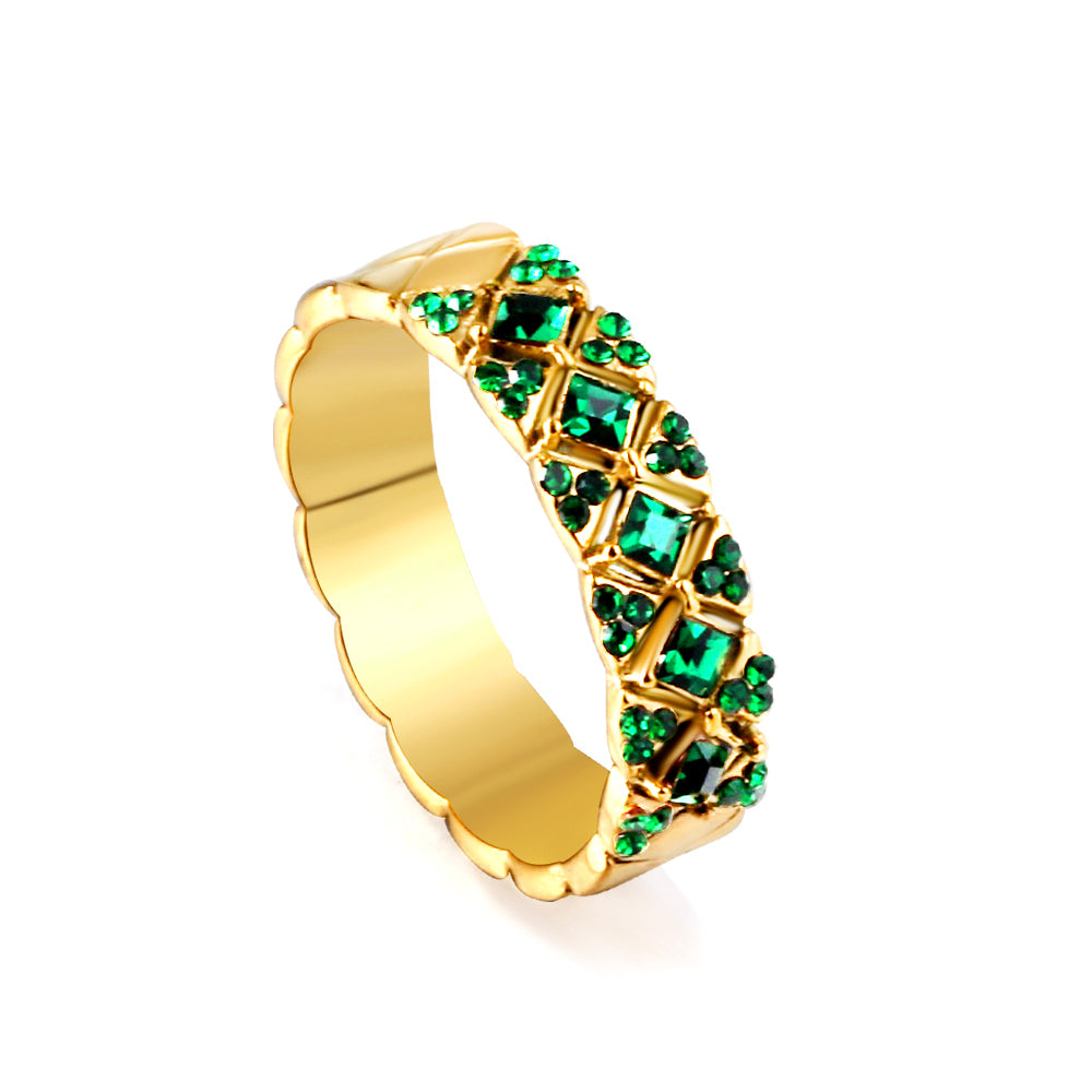 18K Gold Plated Premium Stainless Steel Finger Ring
