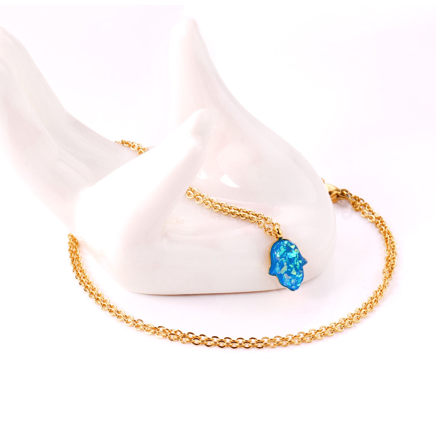 Blue Pendant Necklace
