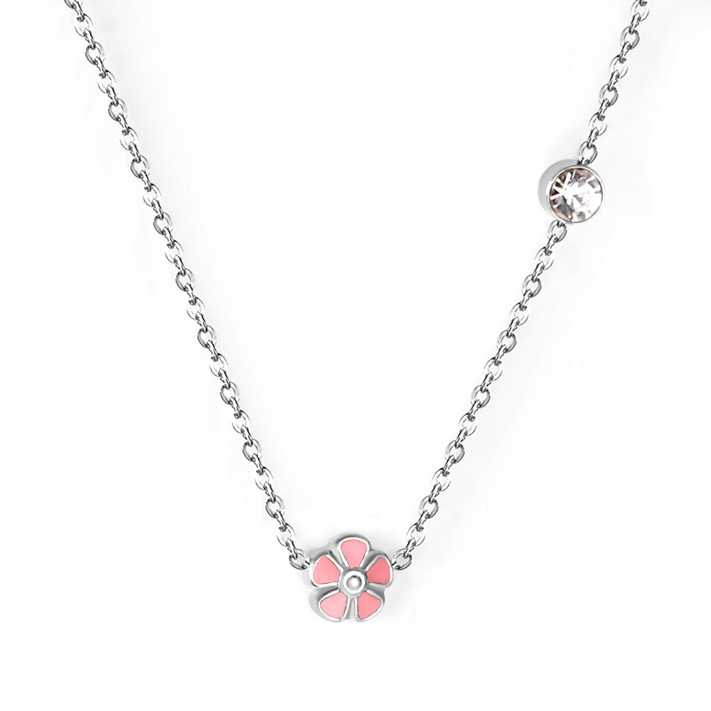 Pink Miniature Flora Pendant