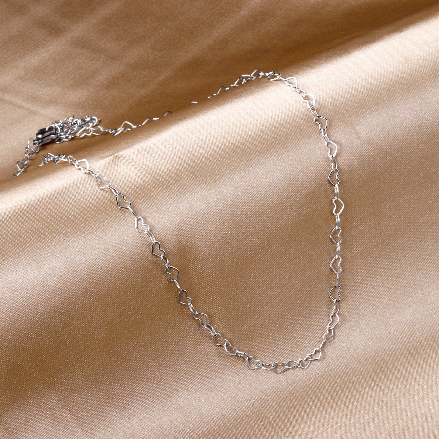 Heart Link Chain Necklace