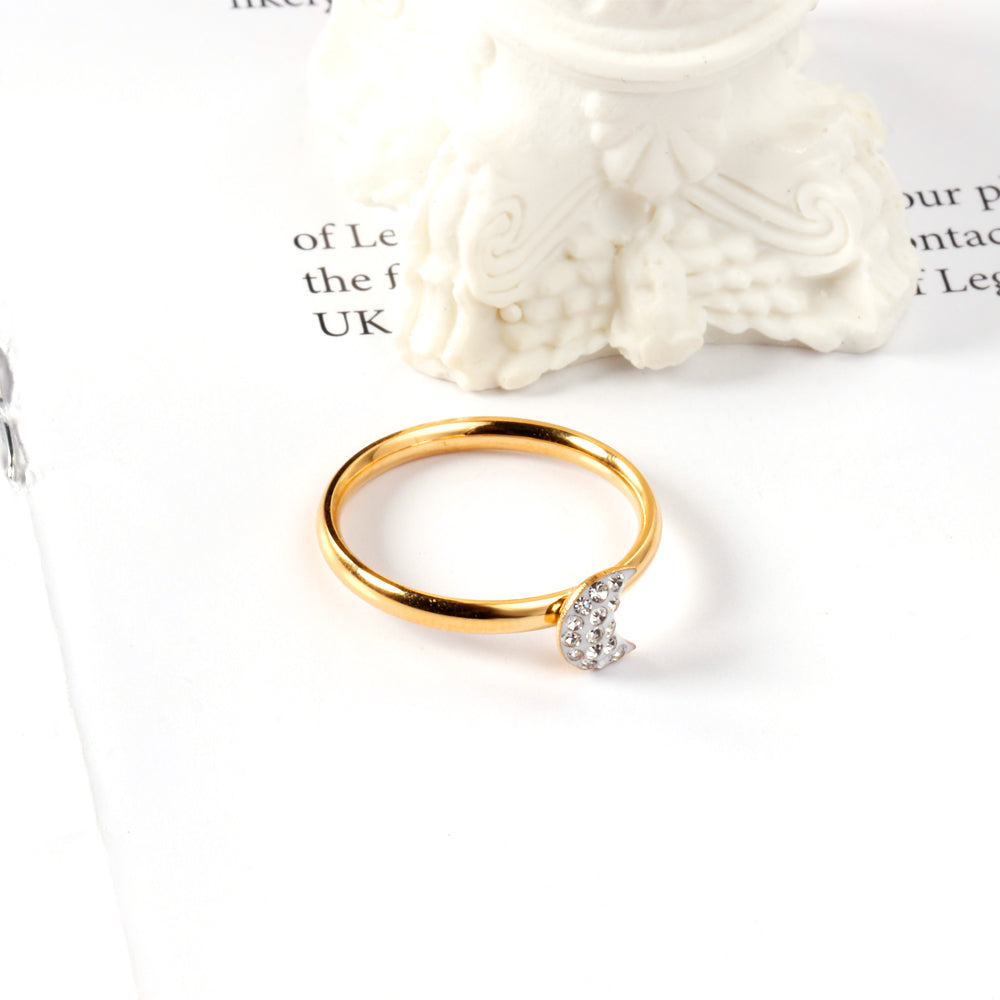 18K Gold Plated Premium Stainless Steel Finger Ring