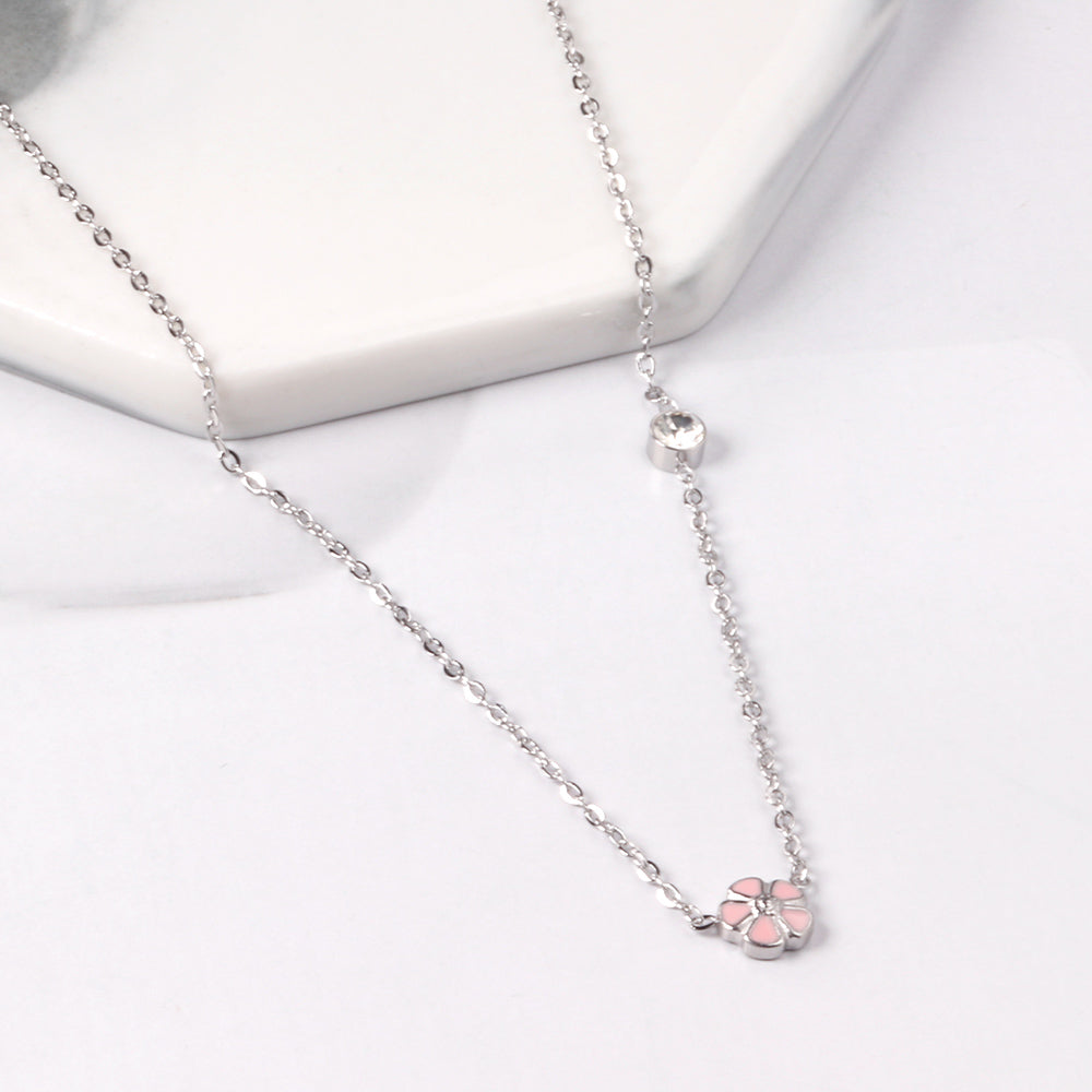Pink Miniature Flora Pendant