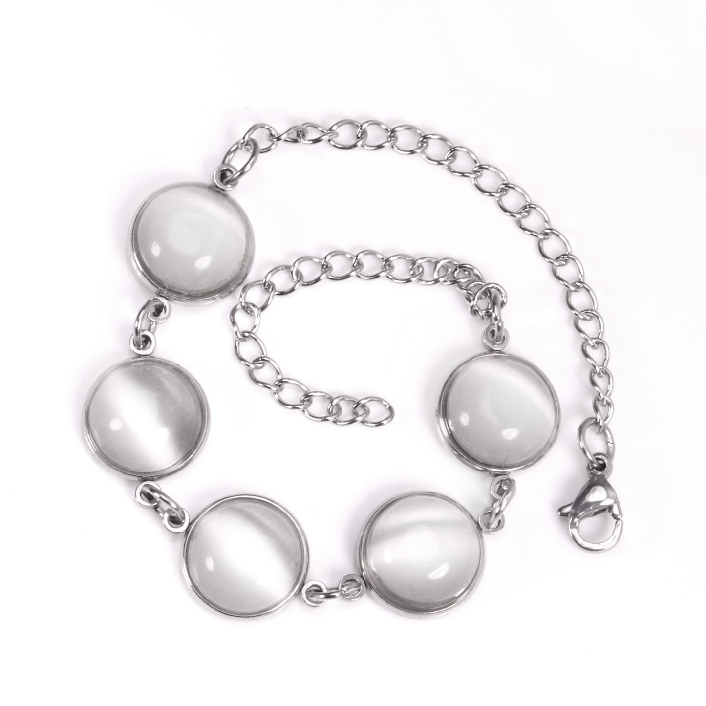 White Stone Bracelet