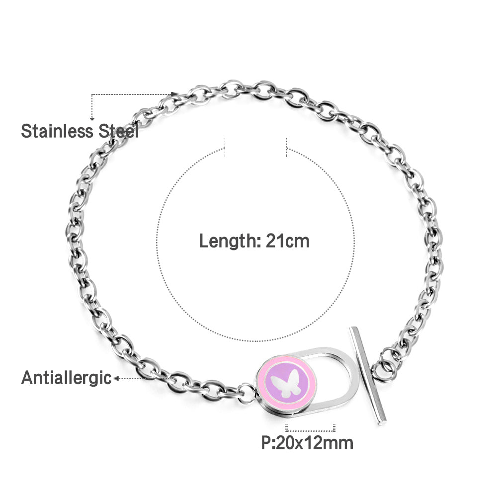 Butterfly Lock Bracelet