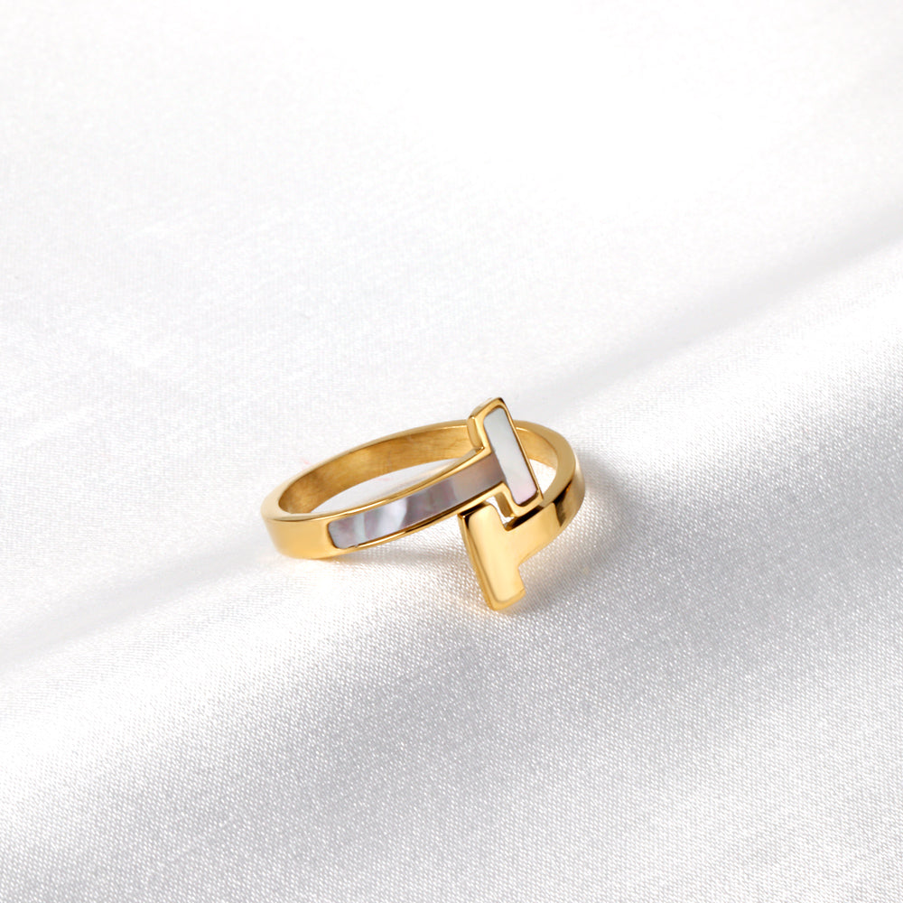 18K Gold Plated Premium Stainless Steel Finger Ring