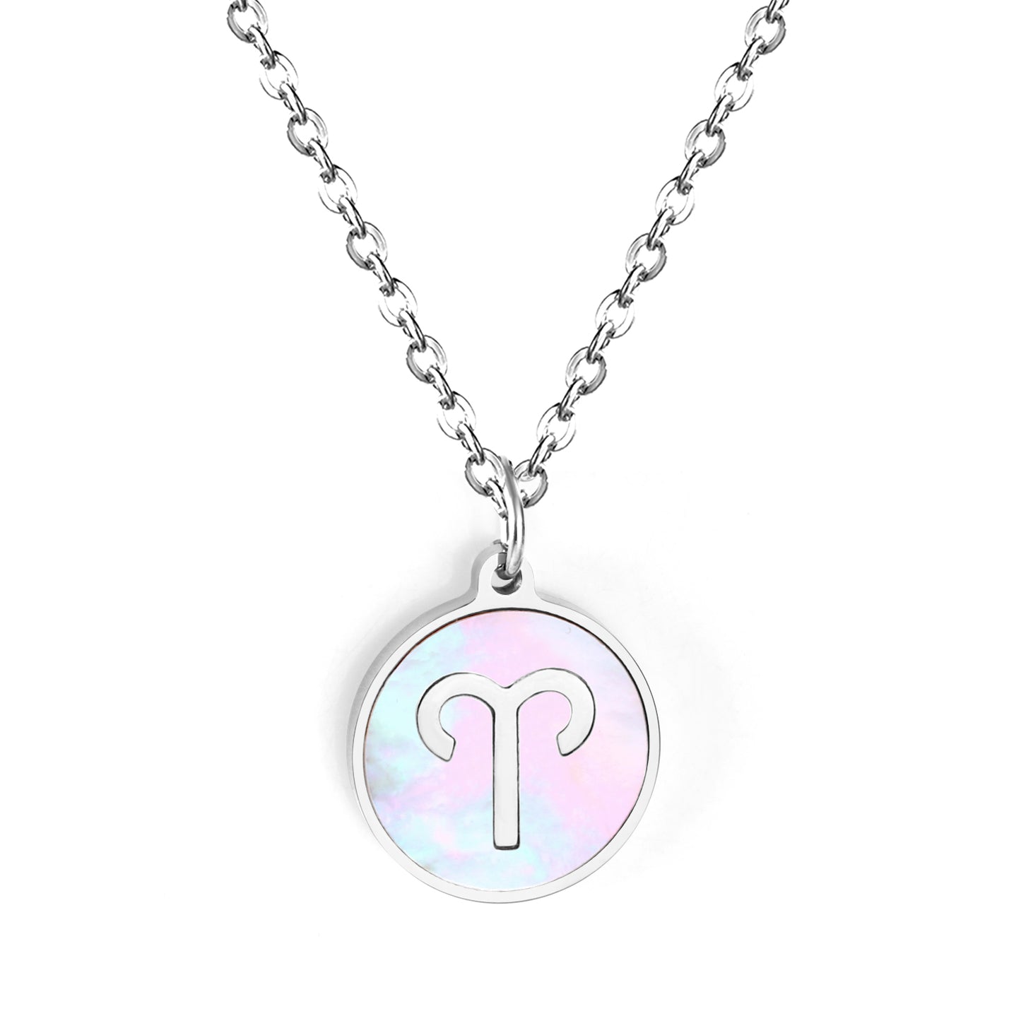 Astro Sign Aries Rhinestone Pendant