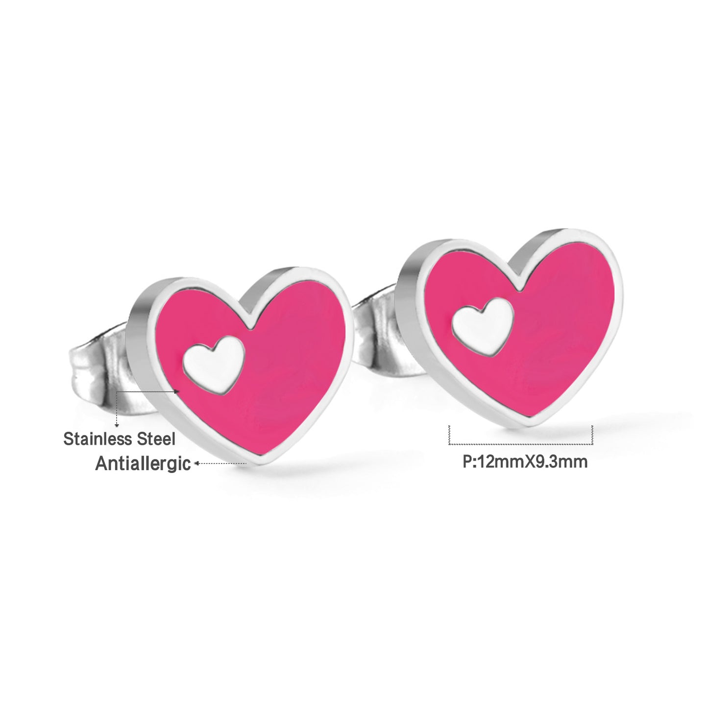 Heart Stud