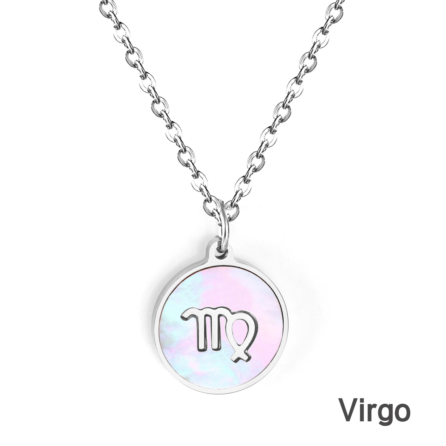Astro Sign Virgo Rhinestone Pendant