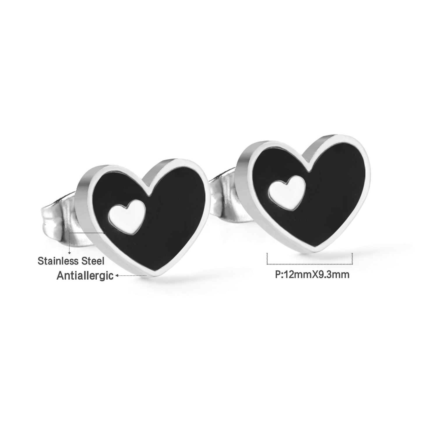 Heart Stud