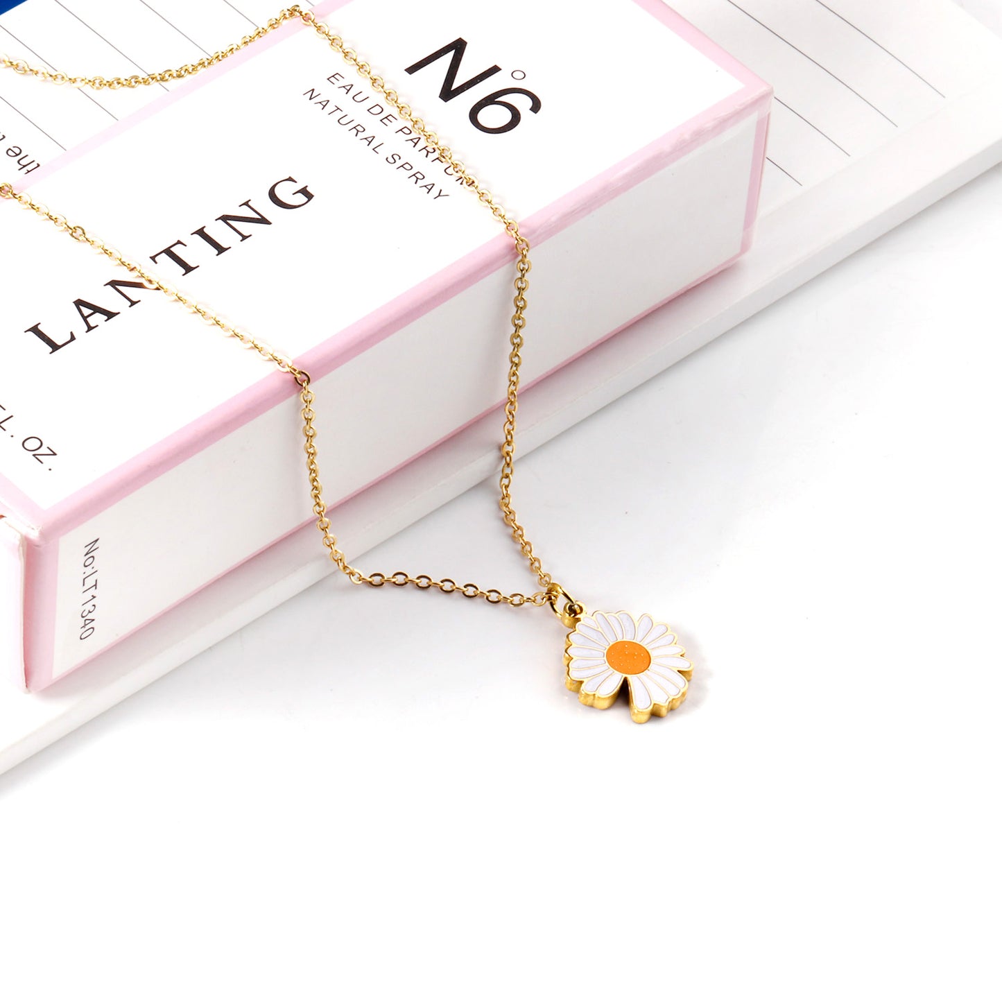 White Flora Pendant