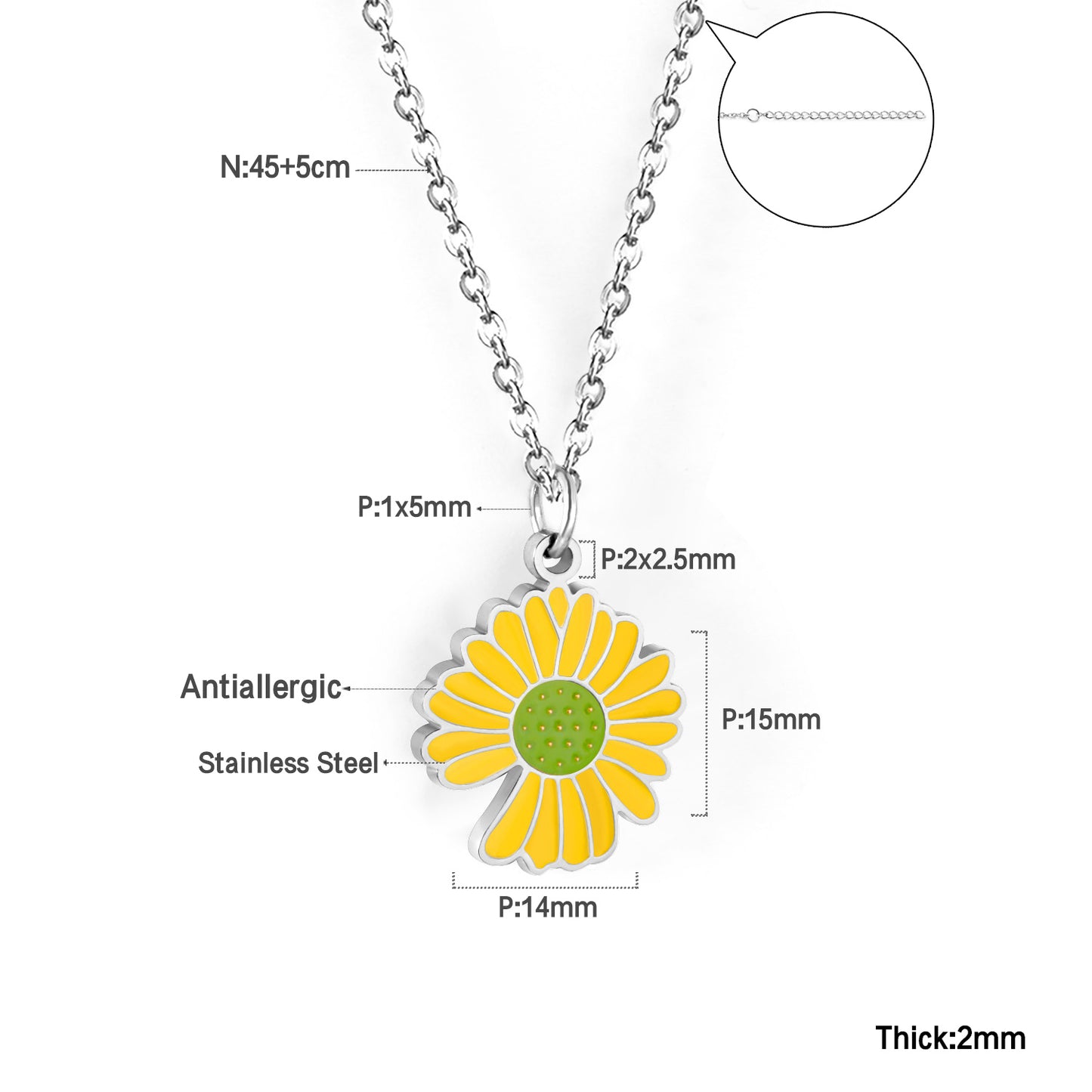 Yellow Flora Pendant