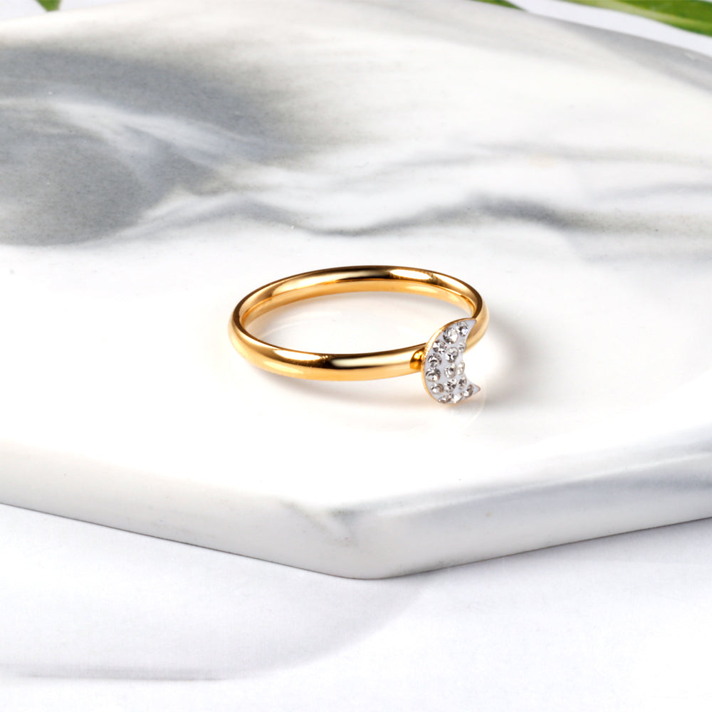 18K Gold Plated Premium Stainless Steel Finger Ring