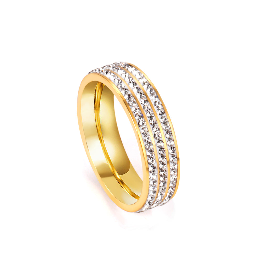 18K Gold Plated Premium Stainless Steel Finger Ring