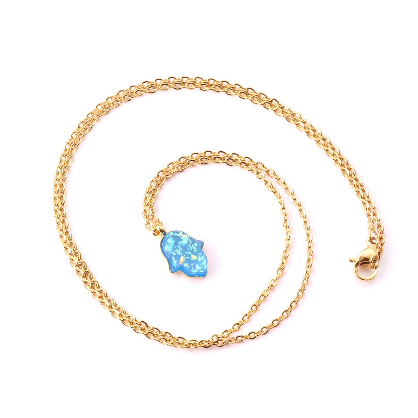 Blue Pendant Necklace