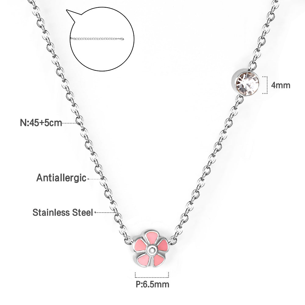 Pink Miniature Flora Pendant