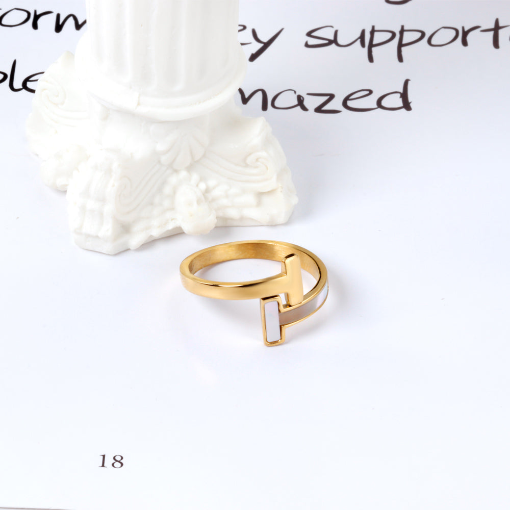 18K Gold Plated Premium Stainless Steel Finger Ring