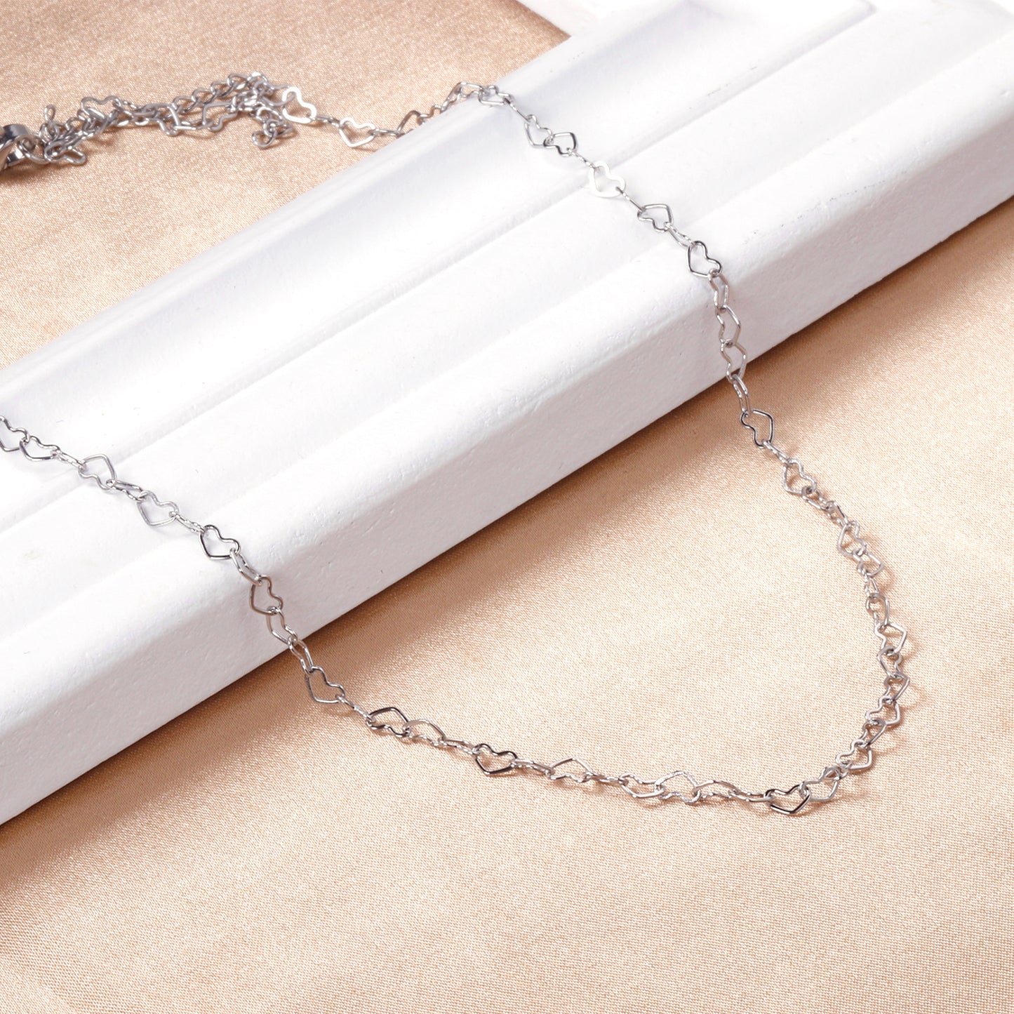 Heart Link Chain Necklace